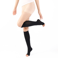 Chaussettes de compression Compports S-7XL grande taille, sans orteils, pour la circulation, la récupération des mollets et les varices, compression graduelle 15-20mmHg 20-30mmHg
