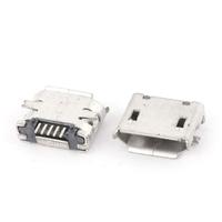 Lote de 100 Conectores Micro USB Tipo B Hembra de 5 Pines para Teléfono Móvil, Conector Jack Micro USB de 5 Pines, Toma de Carga