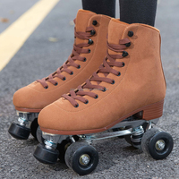 Vente en gros d'usine SeeMore Double Row-Classic Quad Patins à roulettes Personnalisation Chaussures de patinage à roulettes pour filles Femmes