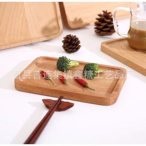 Xintang Rectangular Beechwood <b>Tray</b> 30x20 Cm Unfinished Elegant Serving <b>Tray</b> For <b>Tea</b> Snacks Fruit Hotel Use - Product Image 5