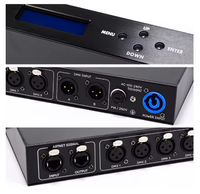 Entrepôt européen Artnet Dmx 8 voies Réseau Expander 8x512 4096 canaux Convertisseur de signal Artnet DMX pour la scène Contrôle de l'éclairage DJ