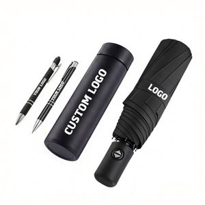 Parapluie compact personnalisé avec logo, cadeau promotionnel pour entreprises - Product Image 1