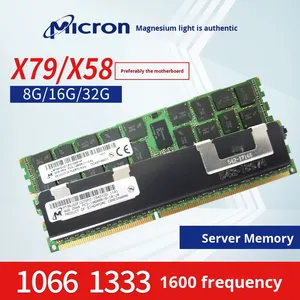 Hynix Micron 8G/16G <span class=keywords><strong>DDR3</strong></span> 1866/1600/1333 2,5GHz REG ECC Server-Speicher für X79/X99 Motherboards Gebraucht - Product Image 5