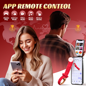 Stimolatore Clitorideo con 10 Velocità Controllabile via App, Vibratore Punto <span class=keywords><strong>G</strong></span>, Dildo Vibrante, Giocattolo Sessuale per Donne - Product Image 6