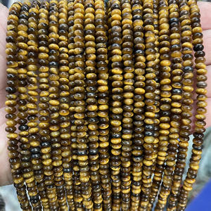 Cuentas sueltas al por mayor, colores mezclados, piedra natural, Agujero liso, cuentas en forma de ábaco para creación de diseño de joyería hecha a mano - Product Image 4