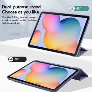 Custodia in Silicone con Funzione Auto Sleep/Wake per <span class=keywords><strong>Samsung</strong></span> Galaxy <span class=keywords><strong>Tab</strong></span> S6, S10 Lite, A9+, A11 Plus, A11, A9, A8, <span class=keywords><strong>A7</strong></span>, S8, S9, S10, 11 FE, 12.4 - Product Image 5