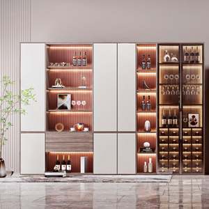 Mueble Bar SANTOPOVA para Vinos, Mueble de Pared de Lujo para Sala de Estar, Mueble Bar Moderno para Exhibición de Vinos - Product Image 4