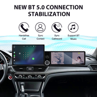 Écran ZWNAV 13,1 + 12,3 pouces pour Honda Accord 10ème génération 2017-2022, Android 15, Carplay, unité principale DSP, GPS, autoradio multimédia, stéréo