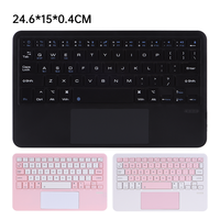 Clavier sans fil pour téléphone portable, clavier 10 pouces pour Android avec connexion à 3 appareils