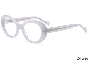 Gafas Ovaladas de Montura Ancha de Estilo Ligeramente Maduro con Líneas Suaves, Montura Vintage, Casuales y Adecuadas para el Traslado Diario - Product Image 5