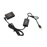 Batterie factice ABS compatible LP-E12 pour M2/M10/M50/M100/M200, Power Bank externe Type-C PD pour studio photo