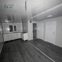 Maison de jardin modulaire préfabriquée, conteneurs pour hôtels et complexes hôteliers, mini-maison pliable, maison conteneur extensible pour maison de luxe extérieure de 20 pieds