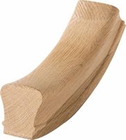 Balustrades de colonne d'escalier en bois avec support en verre pour usage domestique
