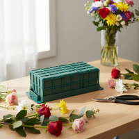 Yiliang Mousse florale fraîche, Cadre de cage mural, Bloc de ponçage pour argile humide, pour la décoration de la Fête des Mères, des événements de remise des diplômes et la résine