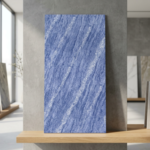 Amezon Blue DC European Standard Porcelain Tiles 24x48 Inches / 600x1200 mm 20mm Antibacterial Outdoor Hall Bathroom Floor <b>Wall</b> - Product Image 2