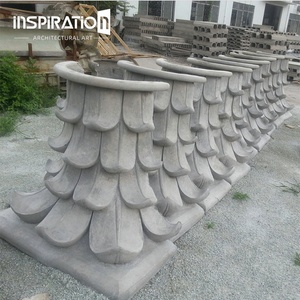 Inspiratie Populair Ontwerp Architectonisch Beton Gecanneleerd En Taps Toelopende Element Art Design Grc Pilaren En Kolommen - Product Image 6