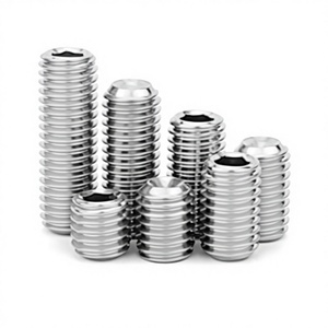 Vis de machine en fer zingué Dingxin Classe 8, filetage standard, tailles en pouces M3 et M6, diamètre de la tête autre - Product Image 1