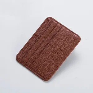 Best Selling Cheap Card Coin Holder Leather Men's Leather Slim Fashion Style Card Wallet