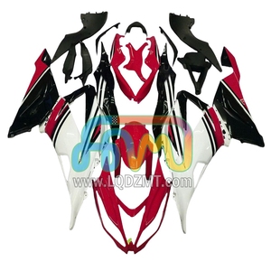 Inyección para <span class=keywords><strong>KAWASAKI</strong></span> <span class=keywords><strong>NINJA</strong></span> ZX 6R <span class=keywords><strong>636</strong></span> C <span class=keywords><strong>ZX6R</strong></span> ZX-<span class=keywords><strong>636</strong></span> Rojo blanco 13 15 16 17 18 43LQ.136 ZX636 ZX-6R 2013 2015 <span class=keywords><strong>2016</strong></span> 2018 Carenado - Product Image 1