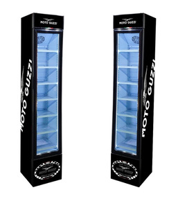Refrigerador con vitrina Nuelead NE-105CL, refrigerador comercial para hoteles de 105L con puerta de vidrio y compresor - Product Image 1