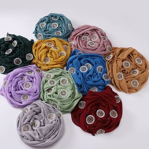 Nuevo Pañuelo de Gasa con Estampado de Perlas de Estilo Bohemio de 70*175 CM, Pañuelo de Moda para Mujer, Hiyab, Pañuelo para la Cabeza para Viajes YHK0082 - Product Image 4