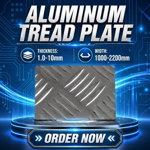 Placa Antideslizante de Aluminio con Diseño de Tablero de Damas, Marca HY, Serie 1000-6000, Espesor de 1.0-10 mm, para Transporte - Product Image 2