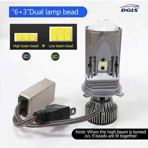 DGLS Hot Selling M01H proiettore a Led H4 proiettore a Led ad alta potenza 80W Auto proiettore Laser faro lente Y6d Y6 <span class=keywords><strong>Y9</strong></span> - Product Image 4