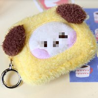 Nouvelle collection 2026 : Sac à main portable en peluche Kpop, porte-monnaie, pochette de rangement zippée, trousse de maquillage et étui à crayons pour filles