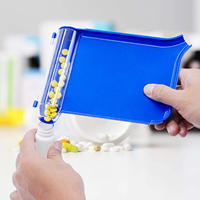 Plateforme de Comptage et de Distribution de Comprimés en ABS pour Pharmacie avec Spatule – Plateau et Spatule pour Comprimés et Médicaments