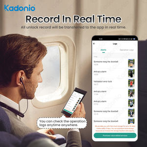 Cerradura Inteligente Kadonio con Código, Huella Dactilar, Electrónica, Tuya WiFi, con Cámara - Product Image 4