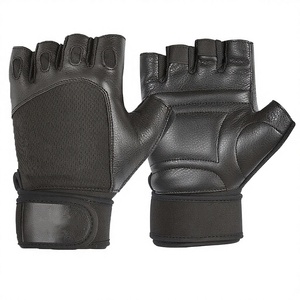 Hot Sale Price Leather Thermal Half Finger <b>Touchscreen</b> Weight Lifting Gym <b>Gloves</b> for Bodybuilding Fitness Exercise - Product Image 2