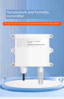 Sensor de Temperatura y Humedad para Exteriores, Resistente a la Intemperie, IP65, Anti Lluvia/Nieve, Sonda Externa, RS485 Modbus, 0.5C/3%RH, DC7-30V