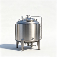 Cuve de stockage chimique agitée de 3000L à 8000L avec agitateur électrique pour le traitement industriel des liquides