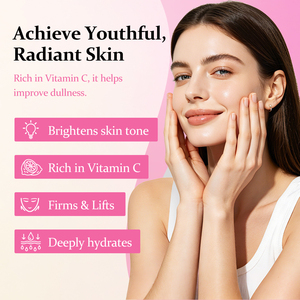 Private Label OEM Multivitamin C And E Oil Bead Cream Moisturizing Brightening Soothing <b>Face</b> Cream 50g Custom Logo - Product Image 4