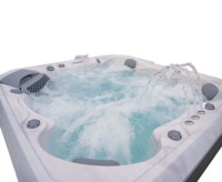 Nouvelle conception européenne, bain à remous extérieur pour 6 personnes, jets de massage aquatiques, prix abordable, spa extérieur, bain à remous, fourniture d'usine JW-2212