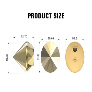 Fábrica OEM Productos para adultos Vibrador de succión de vibración de 7 frecuencias Juguetes sexuales para mujeres Tetas Clítoris Vibrador de juguete de diamante estimulante - Product Image 2