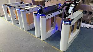 Nhận dạng khuôn mặt sinh trắc học Swing rào cản turnstiles cho người đi bộ kiểm soát truy cập - Product Image 2