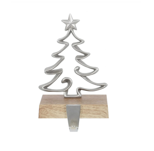 Soporte de aluminio para calcetines de árbol de Navidad para decoración de la sala de estar - Product Image 6