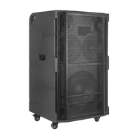 Altavoz activo de 3 vías woofer de 12 pulgadas estilo camboyano 300W potente altavoz de escenario activo profesional para exteriores