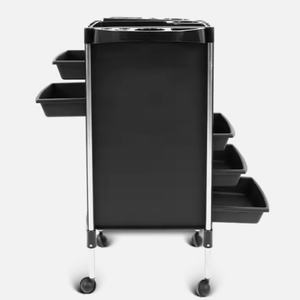 Professionnel <b>Salon</b> Furniture Plastic Beauty <b>Salon</b> Carts Barber Hairdresser <b>Trolley</b> Hair <b>Salon</b> <b>Trolley</b> Black - Product Image 4