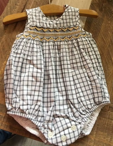 Cute <b>Handmade</b> Baby Smocked Dress Stylish Toddler Girl Outfit for Party and Everyday Wear - Product Image 6