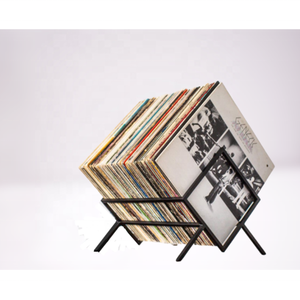 RUIMEI INTELLIGENT Single Corner Store Home Vinyl Record Storage Rack LP Album Stand Vinyl Record Display