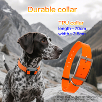 Traceur GPS Électrique Portable Léger pour Animaux de Compagnie avec Collerette Anti-Choc, Suivi en Temps Réel 4G LTE GLONASS WiFi GSM/GPRS/LBS, Étanche