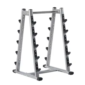 TELLUS Multi Functional Weight Storage Dumbbell Stand Rack with Weight Plate Rack & Barbell Holder for Home Gym
