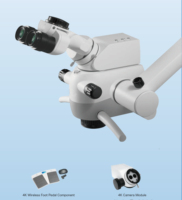 Microscope chirurgical dentaire Zoom avec caméra CE ISO 13485 pour l'endodontie ORL Ophtalmologie Utilisation clinique