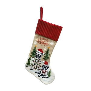 Chaussettes <span class=keywords><strong>de</strong></span> Noël personnalisées avec initiales brodées, décorations <span class=keywords><strong>de</strong></span> vacances en tricot, chaussettes pour cheminée, cadeaux <span class=keywords><strong>de</strong></span> bonbons, décorations festives personnalisées - Product Image 3