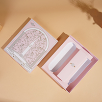 Caja de Regalo Biodegradable con Cierre Magnético, de Alta Calidad, Precio Especial, para Joyería y Relojes, con Grabado Moderno y de Lujo