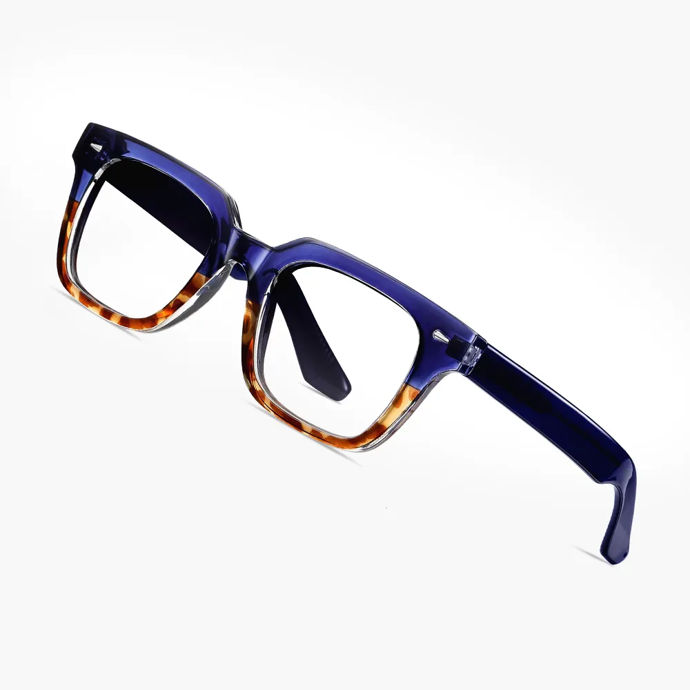 Couleur Mixte Petite Taille Rétro Épais Robuste Lunettes Cadres Cadre de lunettes Acétate + TR90 Optique Cadres 2024