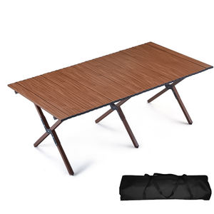 Table omelette pliante d'extérieur avec <span class=keywords><strong>sac</strong></span> de transport Table de pique-nique d'extérieur pliante de camping enroulée - Product Image 3