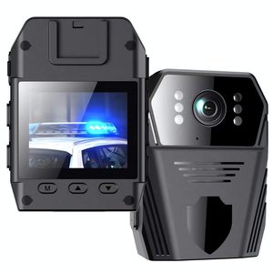 オーディオとビデオの録音、赤外線ナイトビジョン、2.0インチLCDミニビデオカメラ付き1080Pボディカメラ民間配達用 - Product Image 1